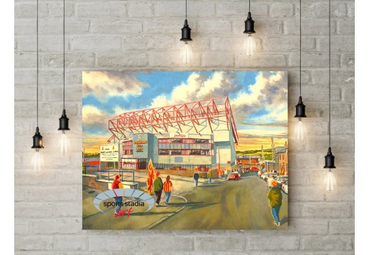 Valley Parade Stadium 'Going to the Match' Fine Art Canvas - Bradford City FC Valley Parade Stadium 'Going to the Match' Fine Art Canvas - Bradford City FC